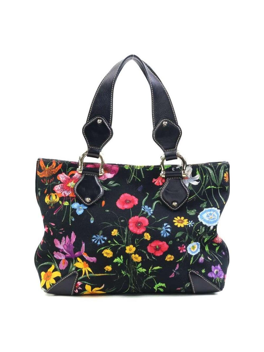 Auth Gucci Flora Handbag #268218G47B